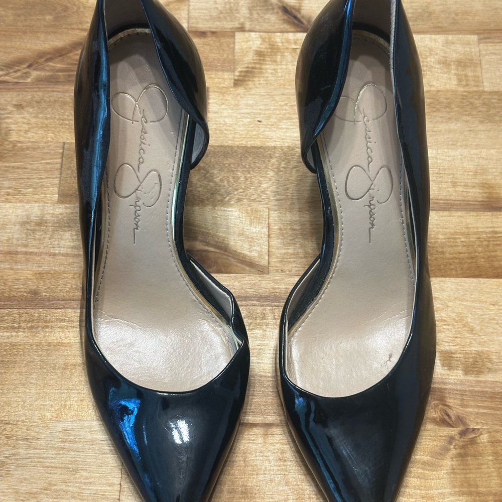 Jessica Simpson Black Heels Classic Elegance